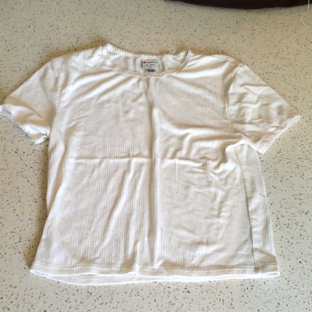 White cotton Poof medium shirt